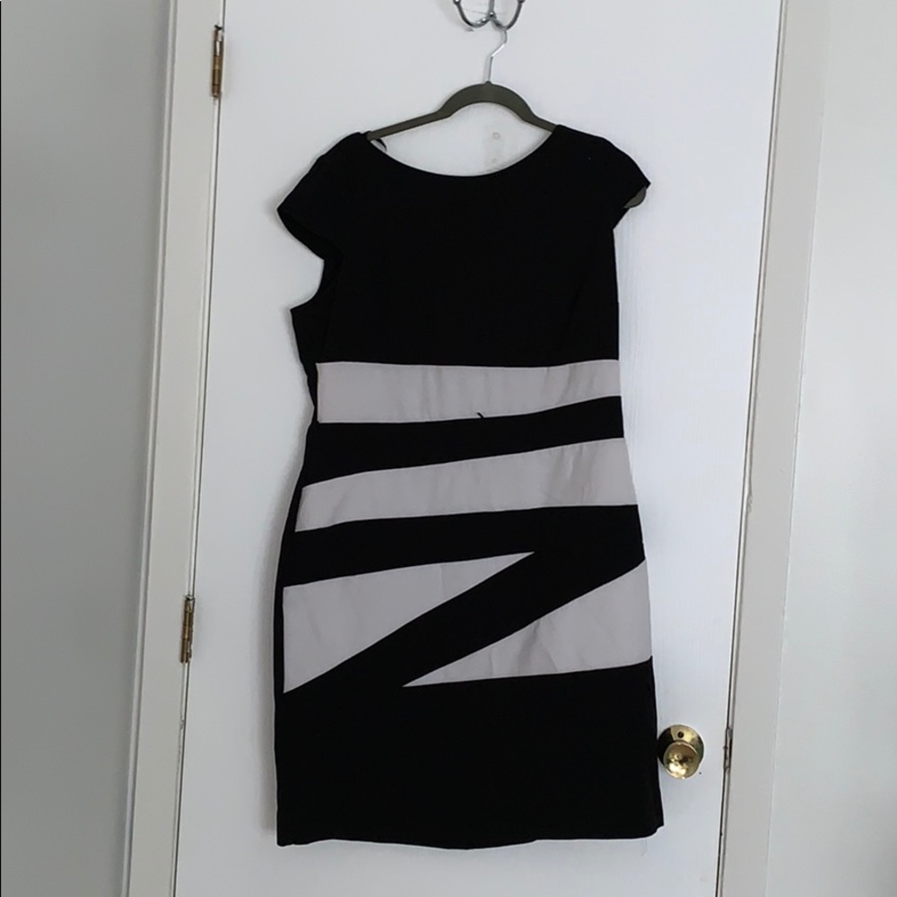 Black and white dress